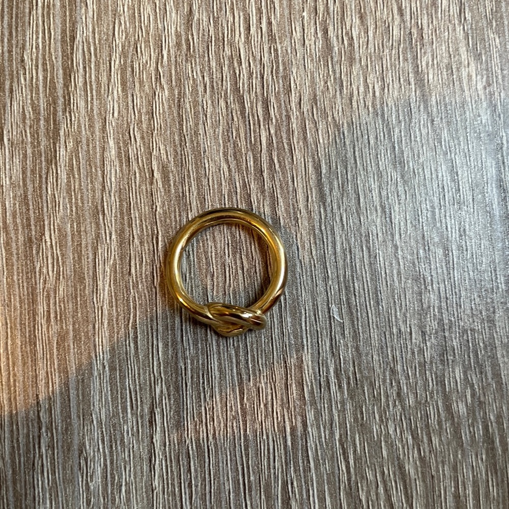 Michael Kors gold knot ring